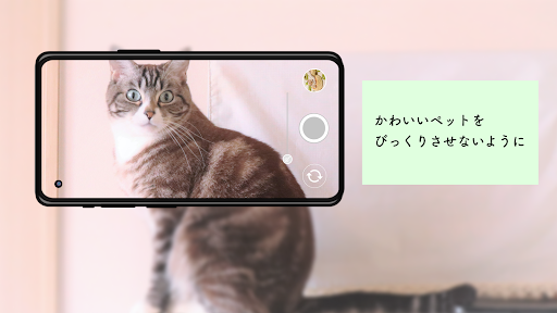 無音カメラ:静かにトレルンです 無音で最高画質のカメラアプリ Screen 2