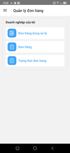 My Menu - Mycard Screen 2