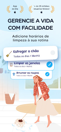 Visualização do aplicativo