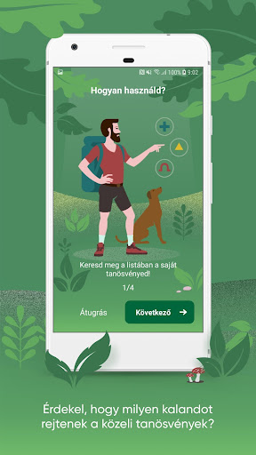 Android application Digitális Vándor screenshort