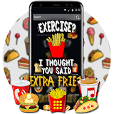 Food Exercise Funny Theme icon