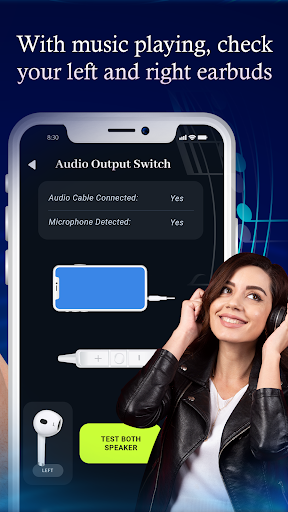 Audio Switch & Audio Test Screen 3