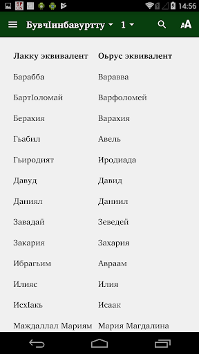 Инжил (Holy Scriptures in Lak) Screen 3