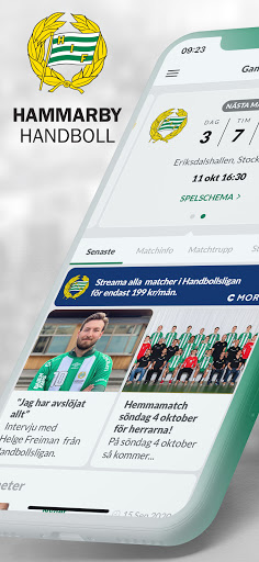 Android application Hammarby Handboll - Gameday screenshort