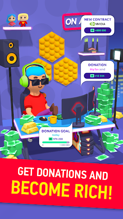 Game screenshot Idle Streamer — Tuber game hack