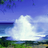 Blue Ocean Fountain LWP icon