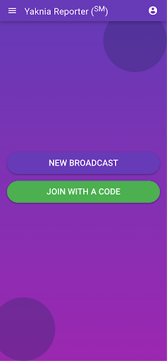 Android application Yaknia reporter screenshort