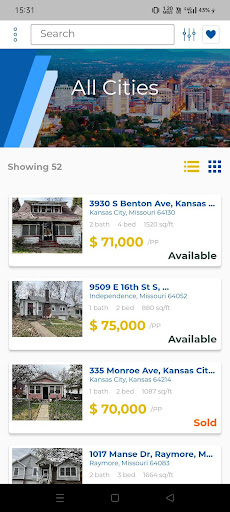 Android application Housemax screenshort