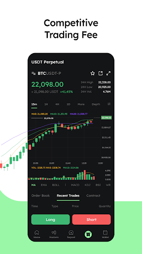 BITFLEX - Buy & Trade Crypto Screen 3