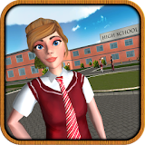 Virtual High School Girl icon