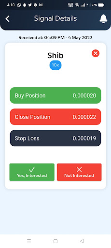 Future Trading Signal Screen 2