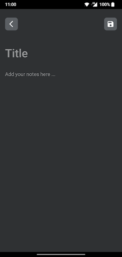 Take a Note Screen 3