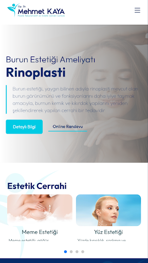 Android application Op. Dr. Mehmet Kaya screenshort