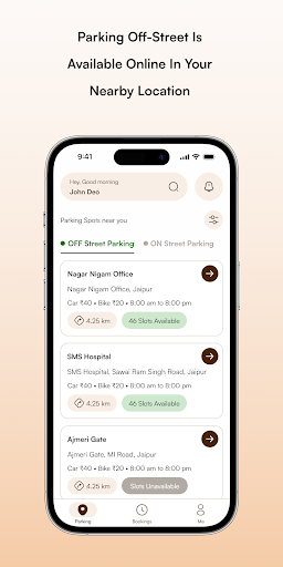 Parking-JSCL Screen 2