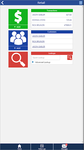 Android application RB Mobile Live screenshort