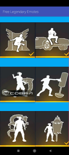 Rare Legendary Emotes Tool pro Screen 2
