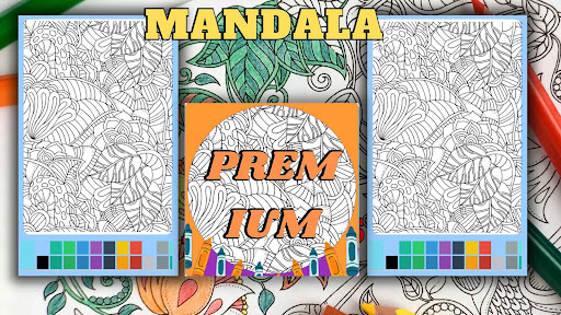 Premium Mandala Coloring Book