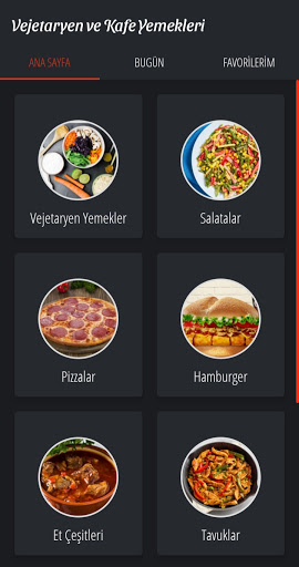 Vejetaryen ve Kafe Yemekleri Screen 2