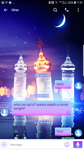 Screenshot of Fantasy night scene Next SMS S