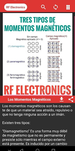 Android application RF Electronics screenshort