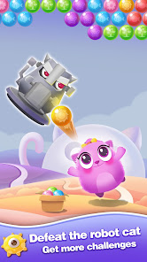 Bubble Cats - Bubble Shooter Pop Bubble Games Mod + Apk(Unlimited Money/Cash) screenshots 1