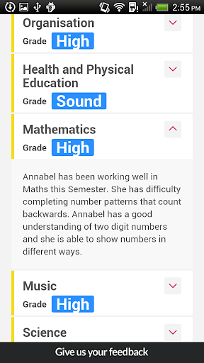 Screenshot of QParents