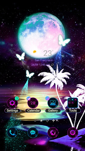 Android application Rainbow Summer - Wallpaper screenshort