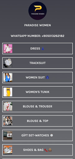 Android application Turkey Wholesale Clothing screenshort