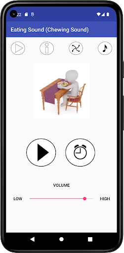 Android application Eating Sound (Chewing Sound) screenshort