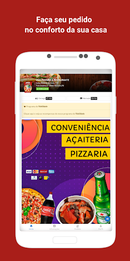 Android application DVD PIZZARIA & RESTAURANTE screenshort