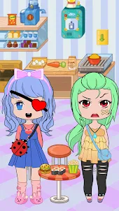 Chibi Doll Dress Up Anime Game