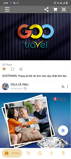 Android application GOOTRAVEL - Nền tảng du lịch screenshort
