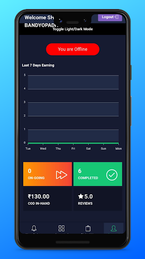 Foodzy Rider Screen 3