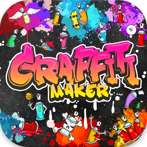 Graffiti Spray Logo Maker App logo