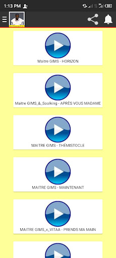 Maitre Gims Songs Screenshot 1 - AppWisp.com