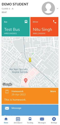Android application MyLit School screenshort