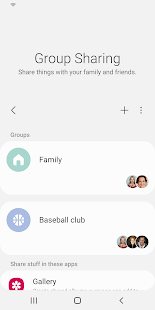 Group Sharing Screenshot