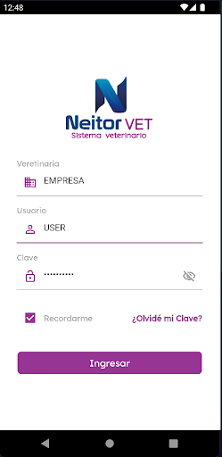 Android application NeitorVet screenshort