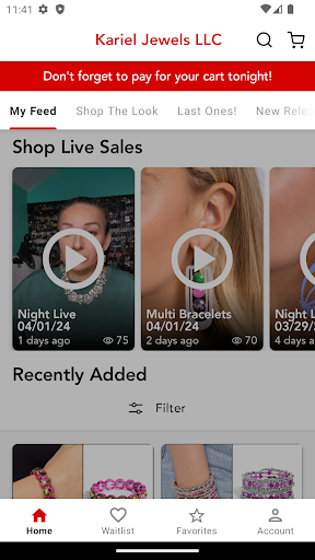 Android application Kariel Jewels LLC screenshort