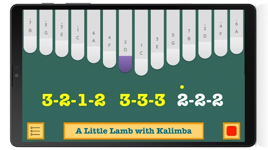 Kalimba App With Songs Numbers