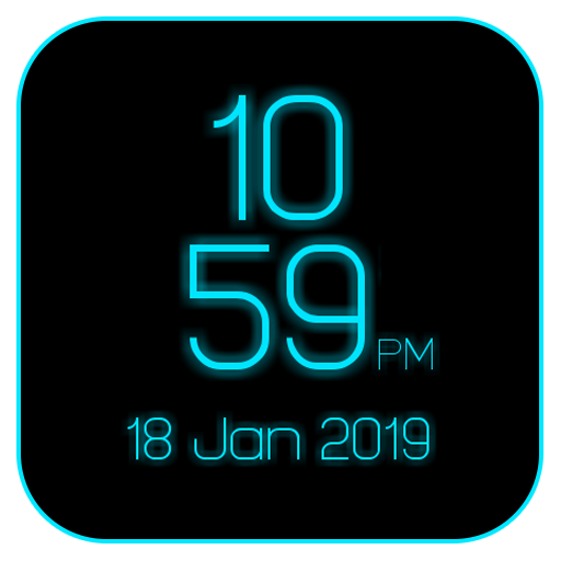 Digital Clock Lwp - Digi Clock - AppWisp.com