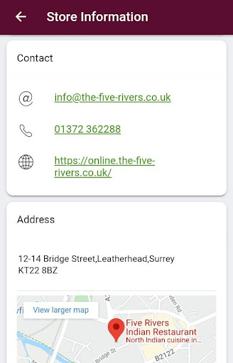 Five Rivers Indian Restaurant Screen 3