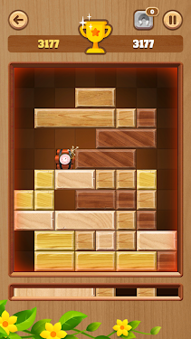 #1. Slide Block Wood (Android) By: Balls Anytime