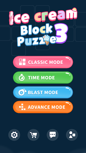 Android application Ice Cream Block Puzzle 3 screenshort