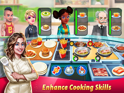 Star Chef ™ 2: لعبة الطبخ