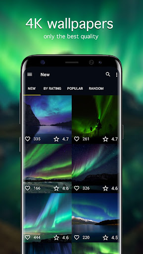 Screenshot of Aurora Borealis Wallpapers
