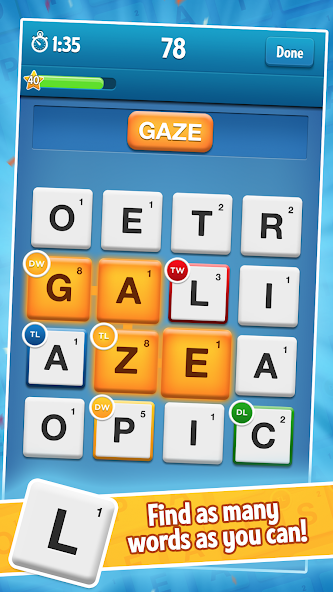 Ruzzle banner