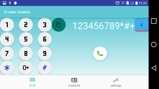 Hide id calling Screen 2
