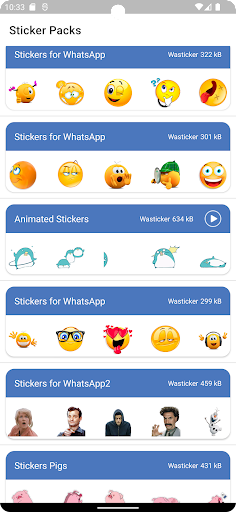 WASticker emojis for whatsapp Screen 3