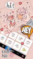 screenshot of Pink Berry Cheers Keyboard Bac